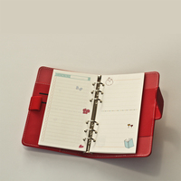 A6 Schöne Farbe Nachfüllbare Nachfüllung-6 Löcher Ring binder Spiral Notebook Nachfüllung-Reise tagebuch Agenda Planer Nachfüll papier einsatz