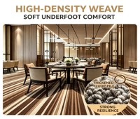 Tapis Axminster sur mesure de luxe avec motif personnalisé OEM ODM pour hôtels 5 étoiles, tapis de sol pour salle de banquet sur mesure, tissé à la machine