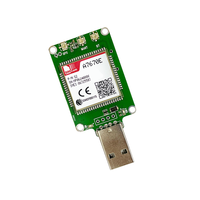 Carte Adaptateur Clé USB 4G Cellulaire Cat.1 SIMCom A7670E, Module SIM A7670E Prise en Charge GSM LTE GPS A7670E-FASE