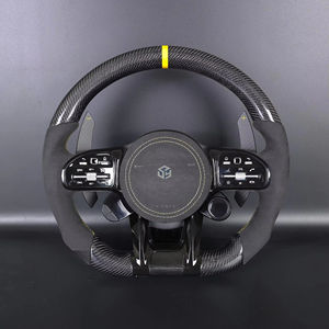 <span class=keywords><strong>Volant</strong></span> en cuir à LED en fibre de carbone personnalisable pour Mercedes Benz <span class=keywords><strong>AMG</strong></span> W204 W205 W211W212 W176 W213 W177 W221 <span class=keywords><strong>a</strong></span> C E S Class - Product Image 1