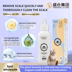 Precio <span class=keywords><strong>de</strong></span> fábrica Pet Organic Ear Cleaner Natural Clean Ear Drops previene la infección - Product Image 3