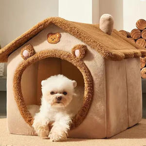 Casa para Gatos y Perros, Cálida y Acogedora para Invierno, Desmontable y Lavable, Cueva para Mascotas, Suave y Cómoda, Refugio para Perros, Sueño Profundo - Product Image 5