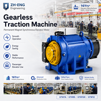 Machine de traction d'ascenseur sans engrenages, moteur synchrone à aimant permanent