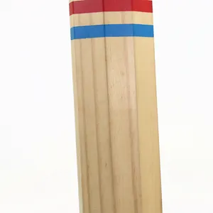 Il Set di Cricket include tronchi di palla da Tennis in legno con mazza da Cricket con borsa