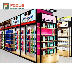 ตู้โชว์วิกผมขนาดใหญ่ ชั้นวางกระจกหลายชั้น พร้อมกุญแจล็อค สำหรับร้านขายวิกผม - Product Image 1