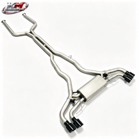 Échappement arrière KM Premium SS304 pour BMW X5M F95 X6M F96 S63 4.4T V8, acier inoxydable haute performance