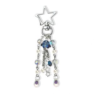 Llavero con Luz en Forma de Estrella y Medusa, Estilo Dulce y Moderno, con Impresión UV en Aleación de Medusa - Product Image 4