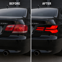 Feux arrière LED modifiés Veidt pour BMW Série 3 E92 (2005-2013) avec feux de jour et clignotants séquentiels