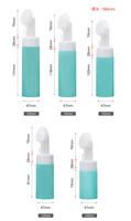 Flacon pompe en plastique mousse écologique 150ml 200ml 100ml 180ml Flacon de désinfectant pour les mains en PET Flacon de nettoyant pour le visage Emballage de soins de la peau Scellé