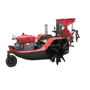 High Quality Paddy Field Motor Driven Boat Tractor for Sale Agriculture Machinery Equipment Multifunctional Rice Plant Machine