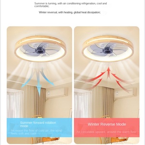 Ventilateur de plafond invisible avec télécommande 110V pour chambre à coucher et salle à manger - Product Image 5