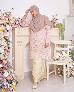 SIPO Eid Fashion Customizable Abaya Baju Kurung Elegant Lace Design Women's <b>Islamic</b> <b>Clothing</b> High Level Traditional Muslim - Product Image 2