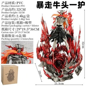 33cm Bleach Kurosaki Ichigo Hollow Ulquiorra <span class=keywords><strong>Cifer</strong></span> GK PVC figura de acción Anime figura estatua modelo juguetes colección muñeca regalo - Product Image 6