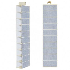 Simple Houseware Adjustable 10 <b>Shelves</b> Hanging Door Shoes Hanger Closet Organizer Hanging Holder for Closet - Product Image 2