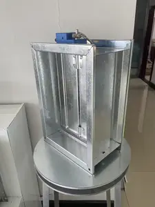 Large Size Galvanized Motorized HVAC Conditioning Air Damper Fire Damper With Actuator