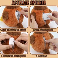 Jouet à mâcher couineur pour chien en peluche poulet hurlant amusant, pour le nettoyage des dents, cadeau de farce mignon pour adultes, cadeau de l'Éléphant Blanc