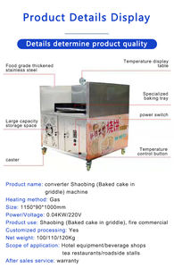 Macchina per Tortilla <span class=keywords><strong>Pira</strong></span> <span class=keywords><strong>a</strong></span> Gas, Forno Commerciale per Pane Pita Arabo, Roti, Manakish Libanese - Product Image 2
