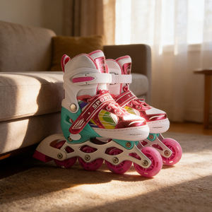 <span class=keywords><strong>Patines</strong></span> en Línea ZHOYA SPORT Azules para Exteriores, <span class=keywords><strong>Patines</strong></span> de 4 Ruedas para Niños de 12 Años 2025, <span class=keywords><strong>Patines</strong></span> con Ruedas Luminosas - Product Image 3