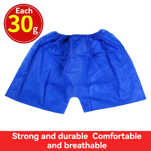 Boxers jetables pour hommes en tissu non tissé respirant – Idéal pour spa, sauna, bain, massage, salon, hôtel, voyage et hygiène - Product Image 1