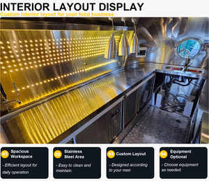 Camion de restauration mobile entièrement équipé pour la vente de café, crème glacée, hot-dogs, pizzas, churros, BBQ et autres plats rapides, à <span class=keywords><strong>vendre</strong></span> en Allemagne - Product Image 5