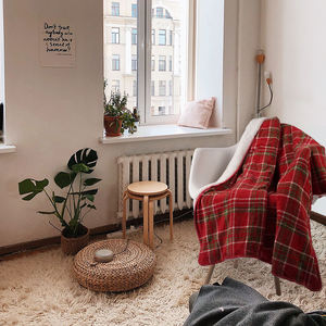 Aoyatex nouvelle arrivée avant est Chenille dos est <span class=keywords><strong>fausse</strong></span> <span class=keywords><strong>fourrure</strong></span> Composite <span class=keywords><strong>plaid</strong></span> 50 60 pouces <span class=keywords><strong>Plaid</strong></span> jeter pour l'hiver - Product Image 6