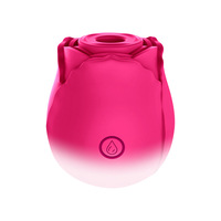 Masturbateur à succion clitoridienne 10 vitesses pour adulte, effet vibrant, rechargeable, étanche, en silicone rose, pour stimulation mammaire