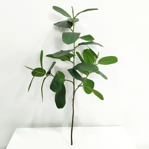 Ramas artificiales de Magnolia grandiflora, plantas falsas individuales para agnclia grandiflora