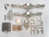 Pièces métalliques usinées sur mesure de haute précision, composants en alliage d'aluminium anodisé et titane, services d'usinage CNC, tournage et polissage.