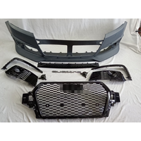 Accessoires de modification extérieure pour Audi Q7 : Kit de mise à niveau style RSQ7 (pare-chocs avant, calandre, embouts d'échappement) - Vente chaude
