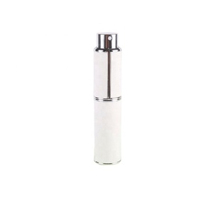 Customized Logo Luxury 10ml Empty Glass <b>Perfume</b> <b>Bottle</b> Cylinder Shape Refillable Atomizer with Screw Cap - Product Image 1