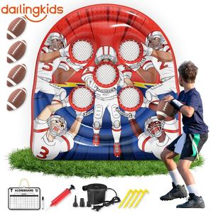 Jeu de fléchettes <span class=keywords><strong>gonflable</strong></span> pour enfants, ensemble de jeu interactif parent-enfant, cible de lancer de football, basketball et autres sports pour fêtes - Product Image 1