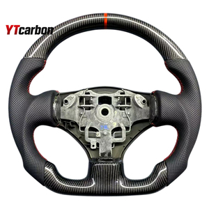 YTcarbon pour <span class=keywords><strong>206</strong></span> CC SW GT pièces automobiles accessoires intérieurs de voiture Style de course <span class=keywords><strong>volant</strong></span> en Fiber de carbone véritable personnalisé - Product Image 2
