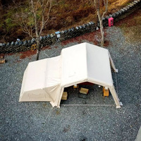 Tente Gonflable à Montage Rapide, Tente Portable à Arceaux Pneumatiques, Installation Facile, Tente de Camping, Abri Extérieur, Tente de Glamping, Vente en Gros