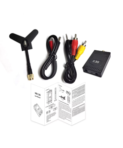 Mới 3.3g 4W VTX truyền video VRX 4000mW công suất cao Phụ kiện đua FPV drone điều khiển từ xa máy bay trực thăng - Product Image 1