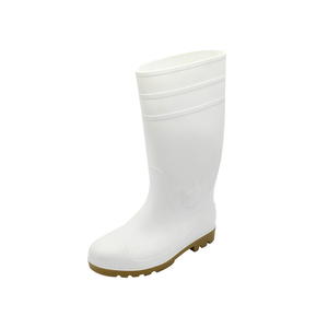 Scarpe da pioggia bianche personalizzate con <span class=keywords><strong>stivali</strong></span> in Pvc di protezione in <span class=keywords><strong>gomma</strong></span> antiscivolo e impermeabile per l'industria alimentare - Product Image 5