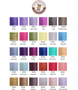 ด้ายผ้าลินิน M60(0.65มม.) 200ม./ม้วน Meisi ด้ายผ้าลินินแว็กซ์ด้วยมือ - Product Image 4