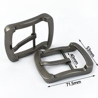 Meetee AP150 40mm Ceinture en cuir haut de gamme pour homme Boucle de ceinture à caractère en alliage de zinc