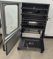 Barbecue vertical électrique numérique moderne en acier inoxydable de 30 pouces avec wifi pour usage commercial