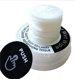 Toallitas húmedas comprimidas mágicas biodegradables a precio de fábrica OEM con muestra gratis, toallitas húmedas para limpieza de manos, toallitas húmedas para prensa - Product Image 6