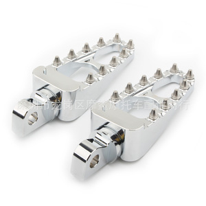 Pedales de motocicleta con galvanoplastia negra, rotación de 360 ​​grados para modificación de Harley Davidson XL883 XL1200 - Product Image 4