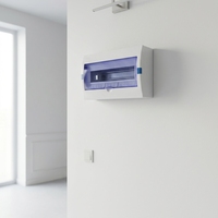 Boîtiers électriques en plastique pour montage en surface HPK 16 voies, boîte de distribution d'alimentation, boîte de commande, boîte de disjoncteurs