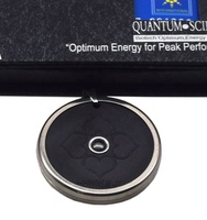 Pendentif quantique d'énergie scalaire de nouveau style avec colliers de bijoux scientifiques en pierre de lave à ions négatifs