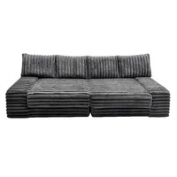 Ensemble de canapés compressés gain de place, mobilier 2 places, canapé sans ossature, sectionnel, léger et confortable, canapé compressé