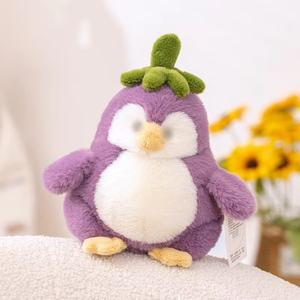 Peluche a Forma di Pinguino, Simpatico Pupazzo a Forma di Melanzana, Ideale per Regali Festivi <span class=keywords><strong>e</strong></span> Decorazioni per la Casa - Product Image 1