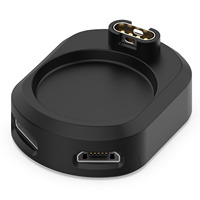 Eraysun Vente Chaude Ovale Adaptateur De Charge Stand (Avec Fonction De Données) Pour Garmin Venu3 Venu3s Vivo Active5 Montre Chargeur Adaptateur