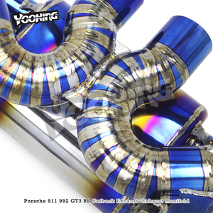 Điều chỉnh cho Porsche 911 992 GT3 RS Titan ống xả 4.0 2017 2023 đua valvetronic Muffler xe ống xả thoát tip - Product Image 4