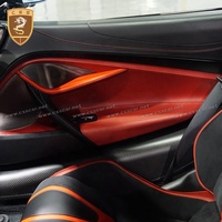 Accessoires de voiture, décoration en fibre de carbone, seuils de porte, garniture latérale pour McLaren 720S