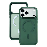 Étui de téléphone magnétique simple et pratique pour iPhone, en PC et TPU, avec airbags élastiques anti-chute, compatible avec la charge sans fil