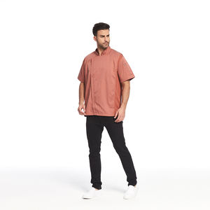 Unisex Heren Chef Jack Zomer Korte Mouw Ademende Kleding Werkkleding Uniform - Product Image 2