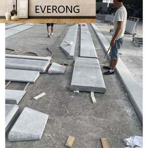 Nature Stone Border Grey Limestone Edge Stone Street Bancos de paisajismo - Product Image 2